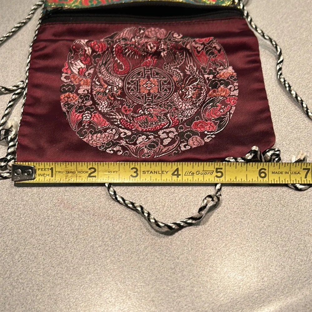 Boho Double Zippered Shoulder Bag - Picture 5 of 5